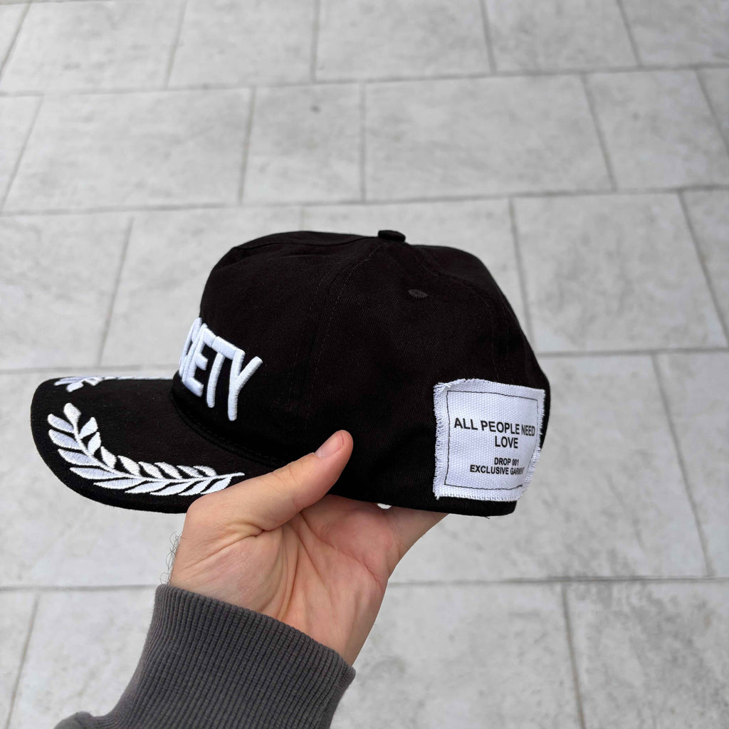 NOSÖCIETY 5-Panel Cap — Gorra con Bordado 3D