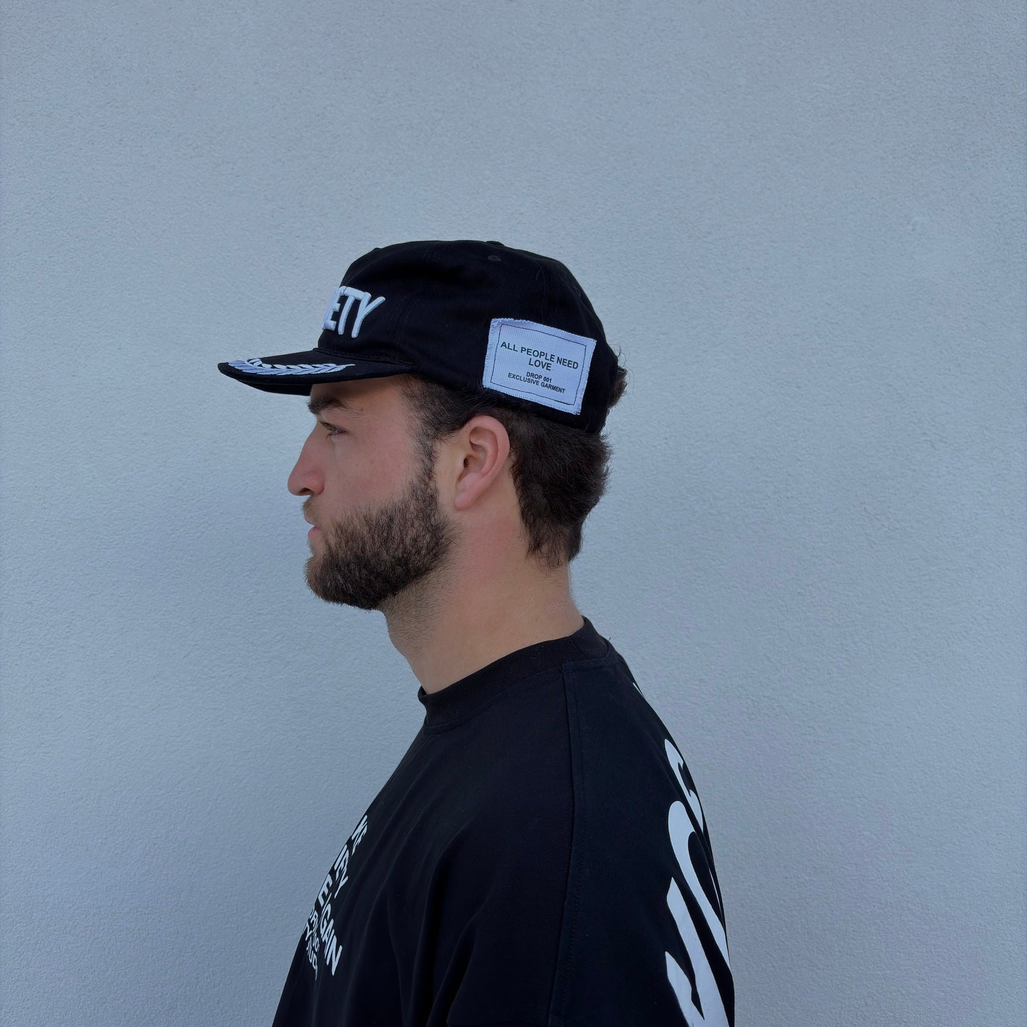 NOSÖCIETY 5-Panel Cap — Gorra con Bordado 3D